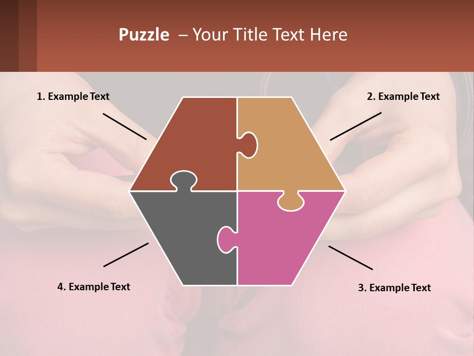 A Woman Holding A Cigarette In Her Hands PowerPoint Template