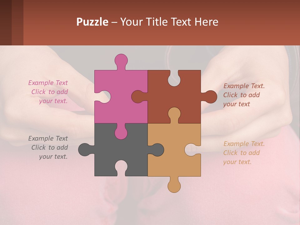 A Woman Holding A Cigarette In Her Hands PowerPoint Template