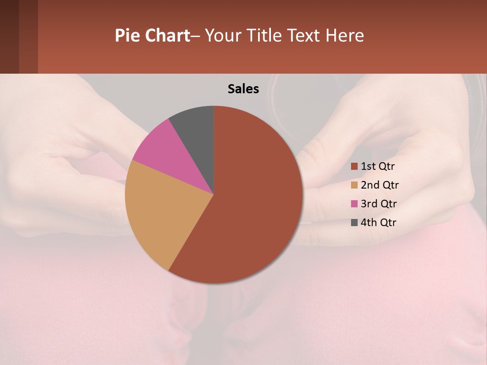 A Woman Holding A Cigarette In Her Hands PowerPoint Template