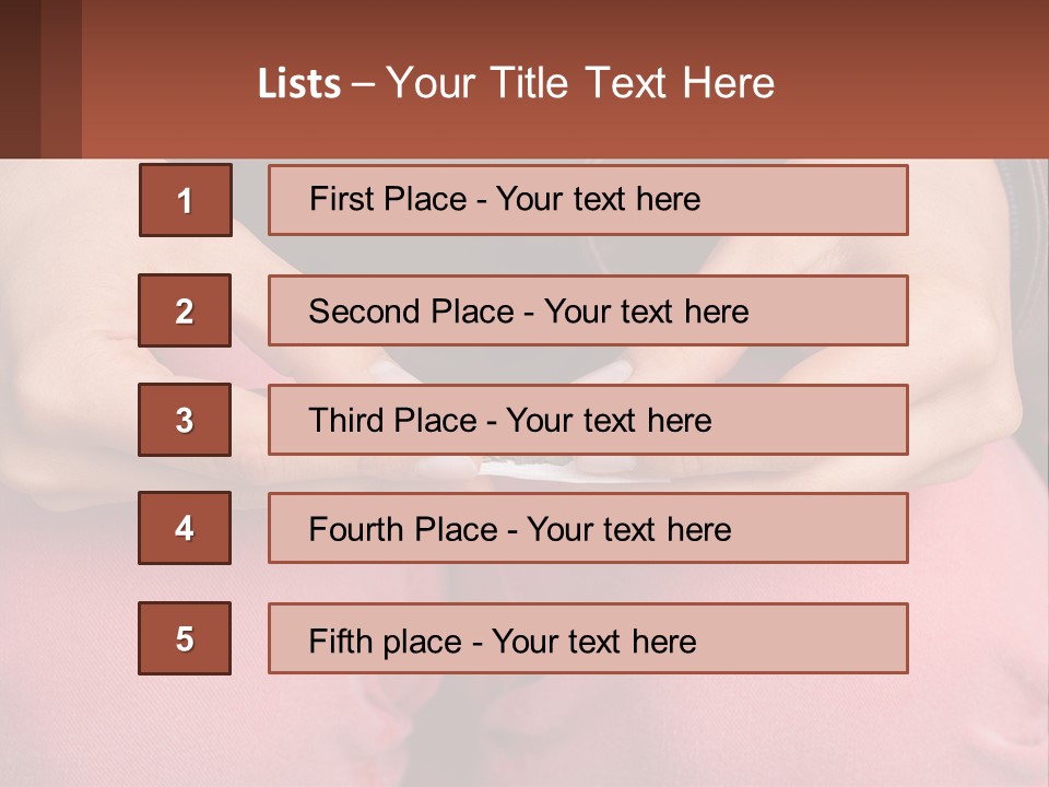 A Woman Holding A Cigarette In Her Hands PowerPoint Template