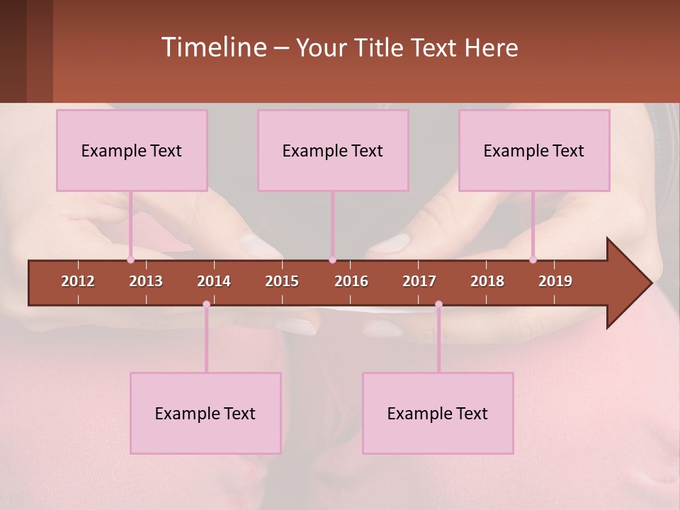 A Woman Holding A Cigarette In Her Hands PowerPoint Template