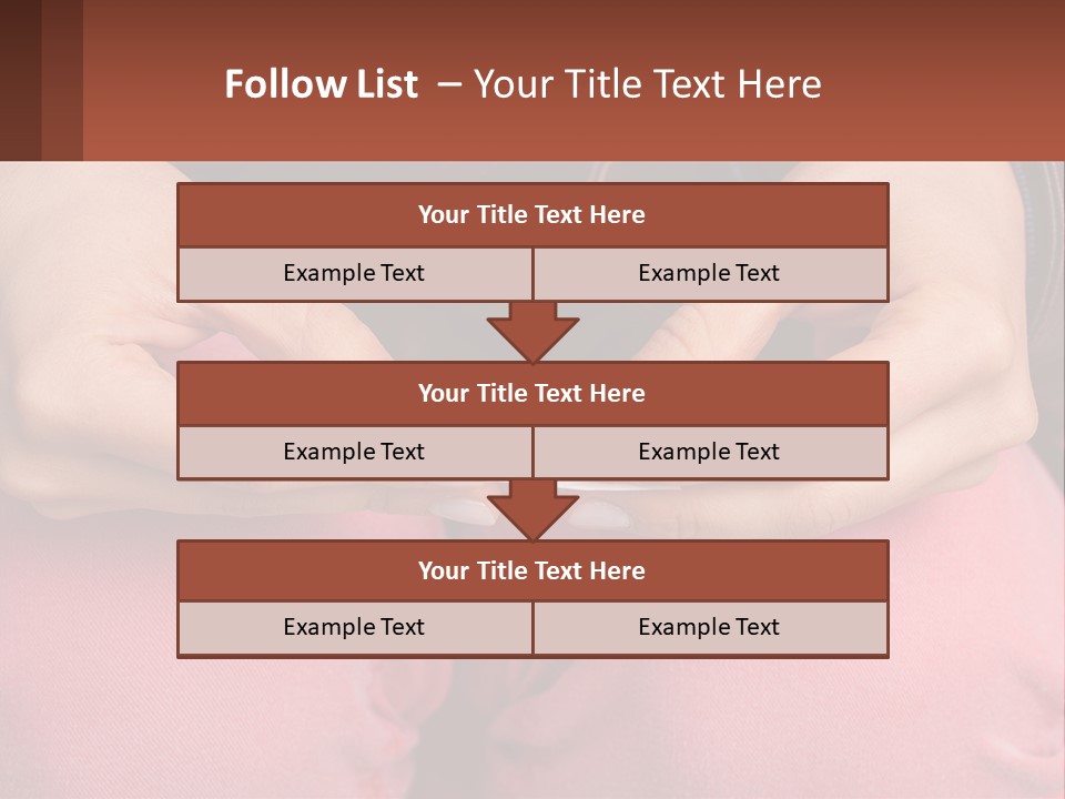 A Woman Holding A Cigarette In Her Hands PowerPoint Template