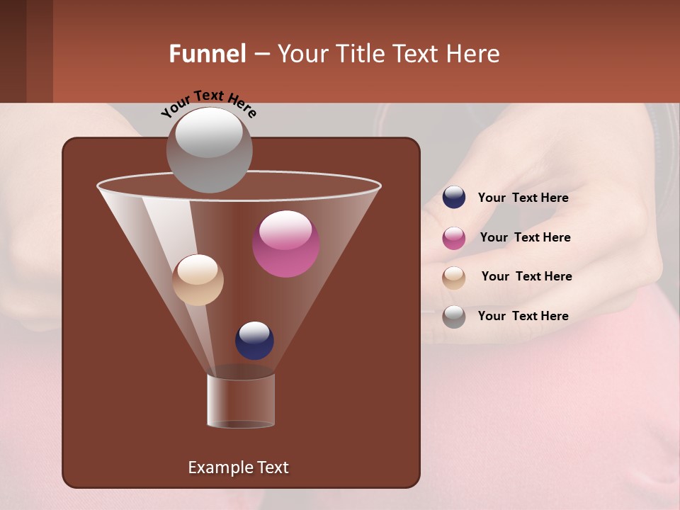 A Woman Holding A Cigarette In Her Hands PowerPoint Template