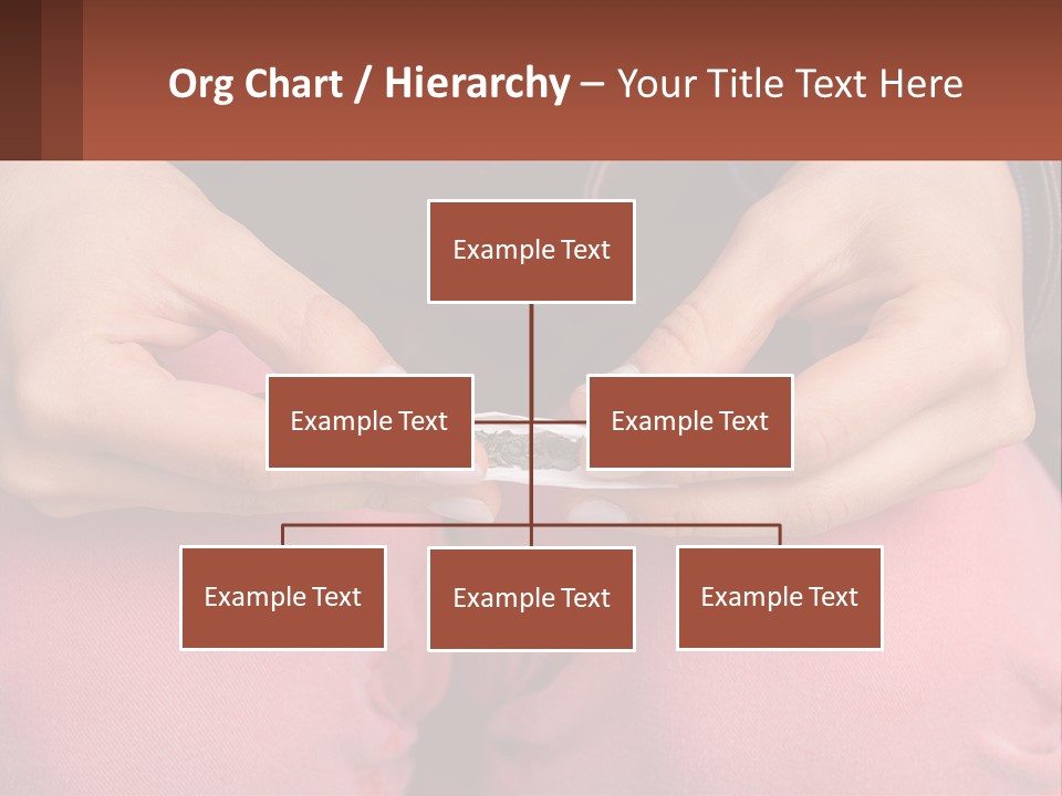 A Woman Holding A Cigarette In Her Hands PowerPoint Template