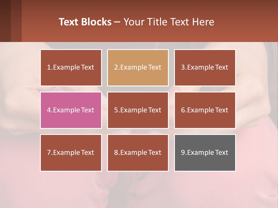 A Woman Holding A Cigarette In Her Hands PowerPoint Template