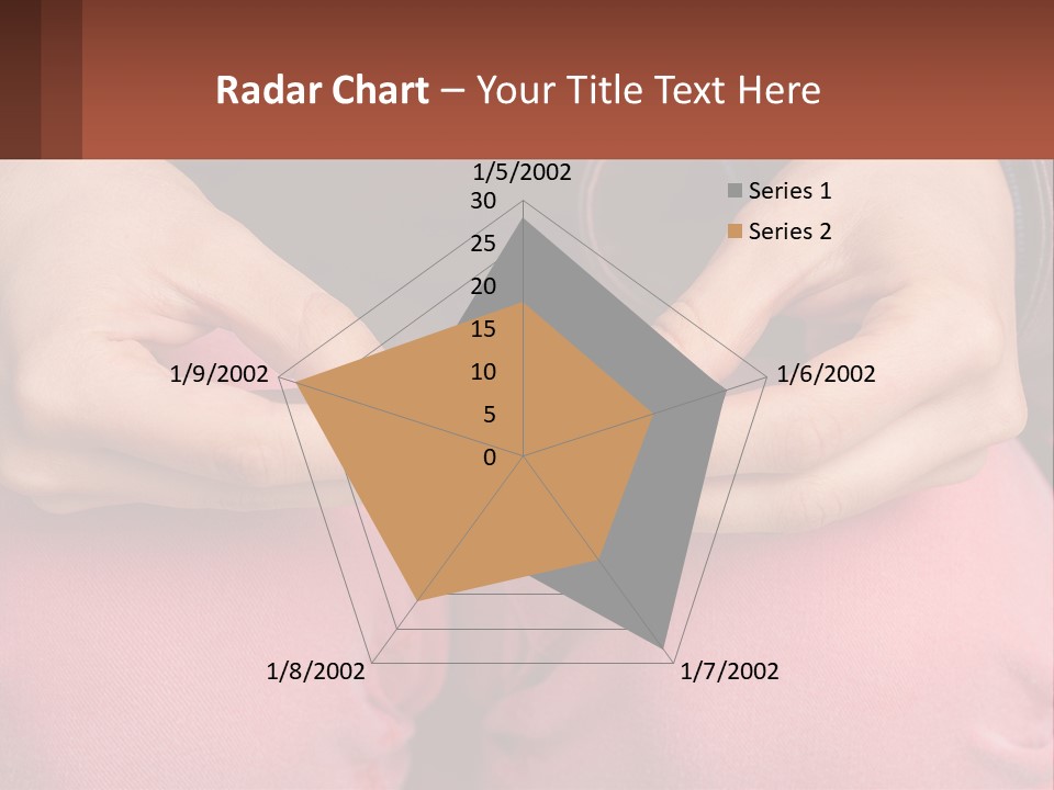 A Woman Holding A Cigarette In Her Hands PowerPoint Template