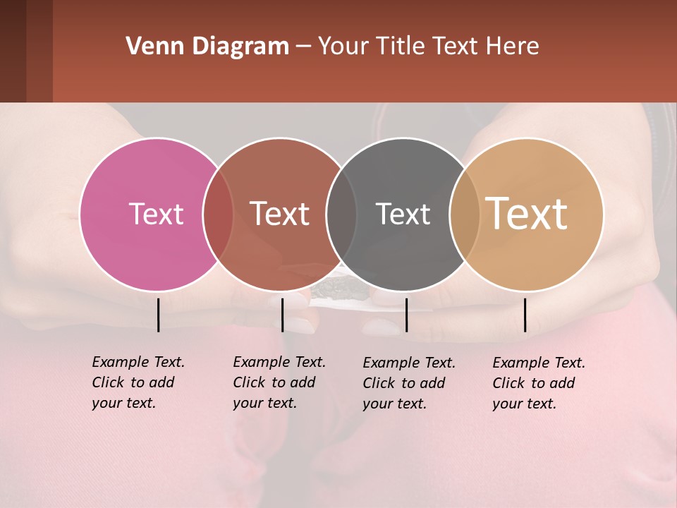 A Woman Holding A Cigarette In Her Hands PowerPoint Template