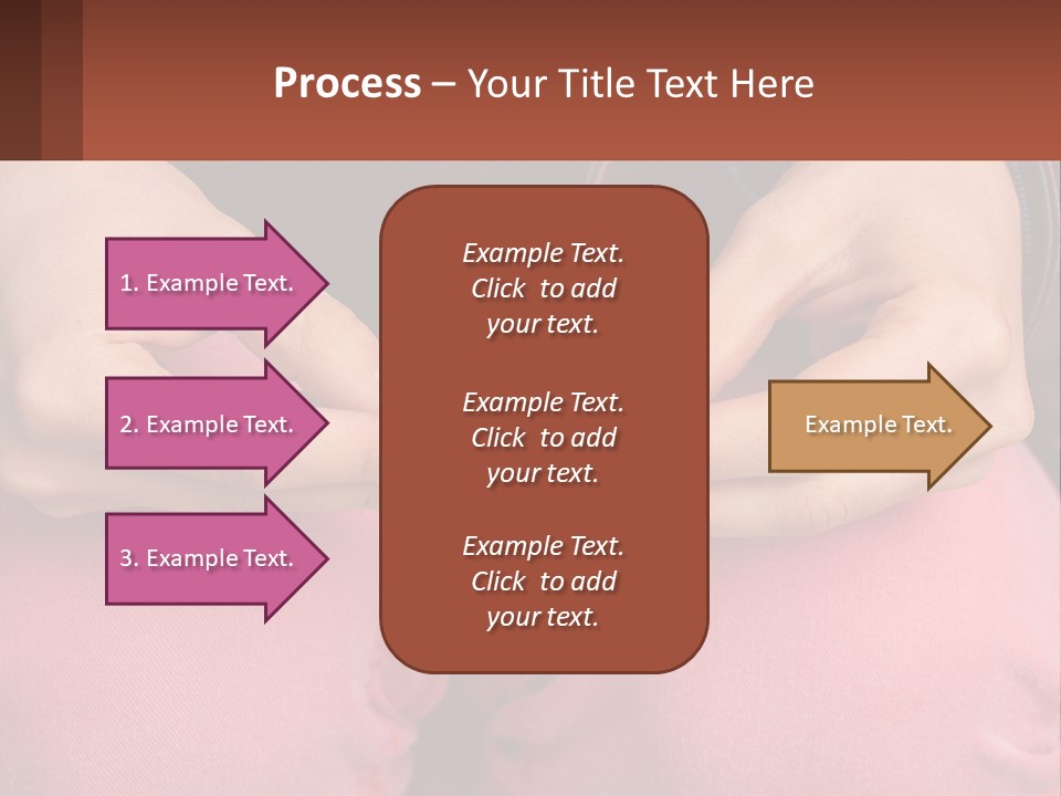 A Woman Holding A Cigarette In Her Hands PowerPoint Template