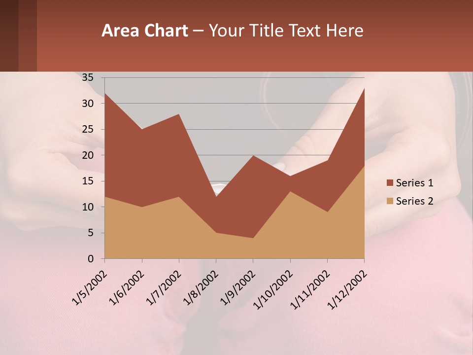 A Woman Holding A Cigarette In Her Hands PowerPoint Template
