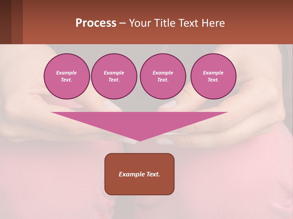 A Woman Holding A Cigarette In Her Hands PowerPoint Template