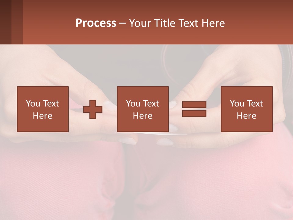 A Woman Holding A Cigarette In Her Hands PowerPoint Template