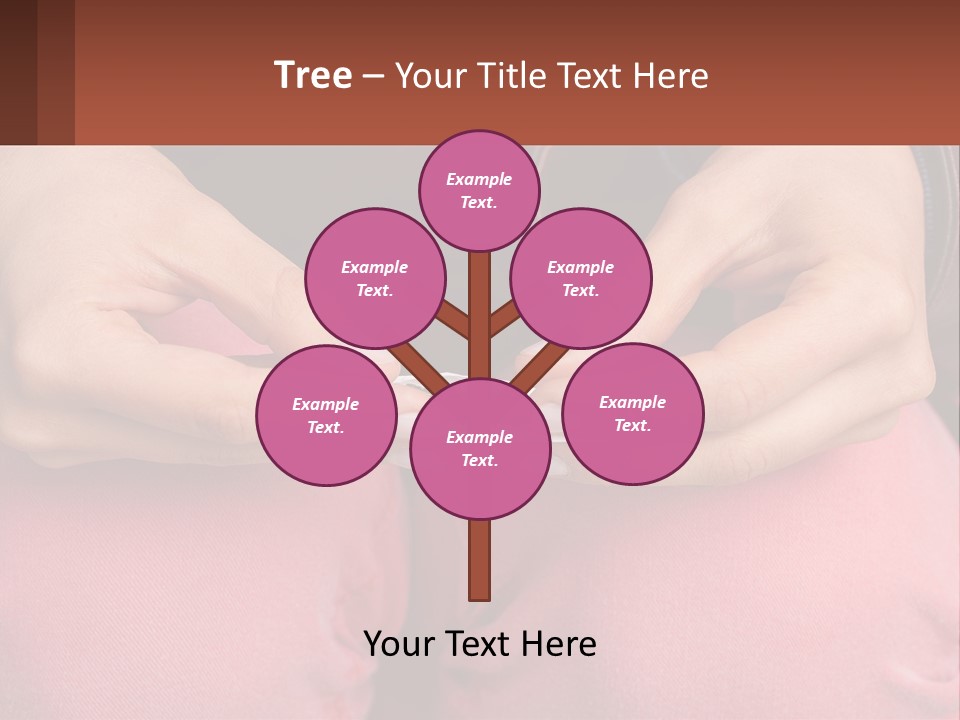 A Woman Holding A Cigarette In Her Hands PowerPoint Template