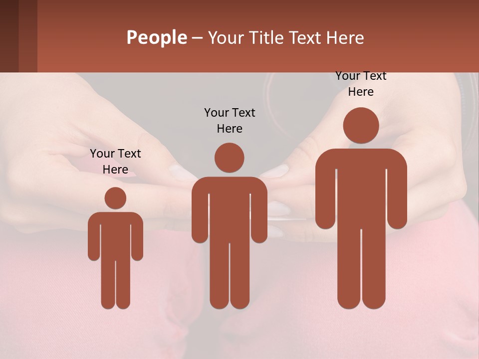 A Woman Holding A Cigarette In Her Hands PowerPoint Template