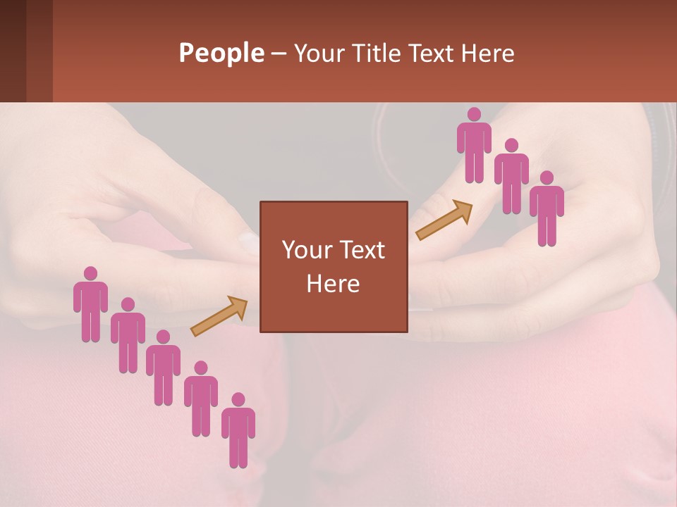 A Woman Holding A Cigarette In Her Hands PowerPoint Template