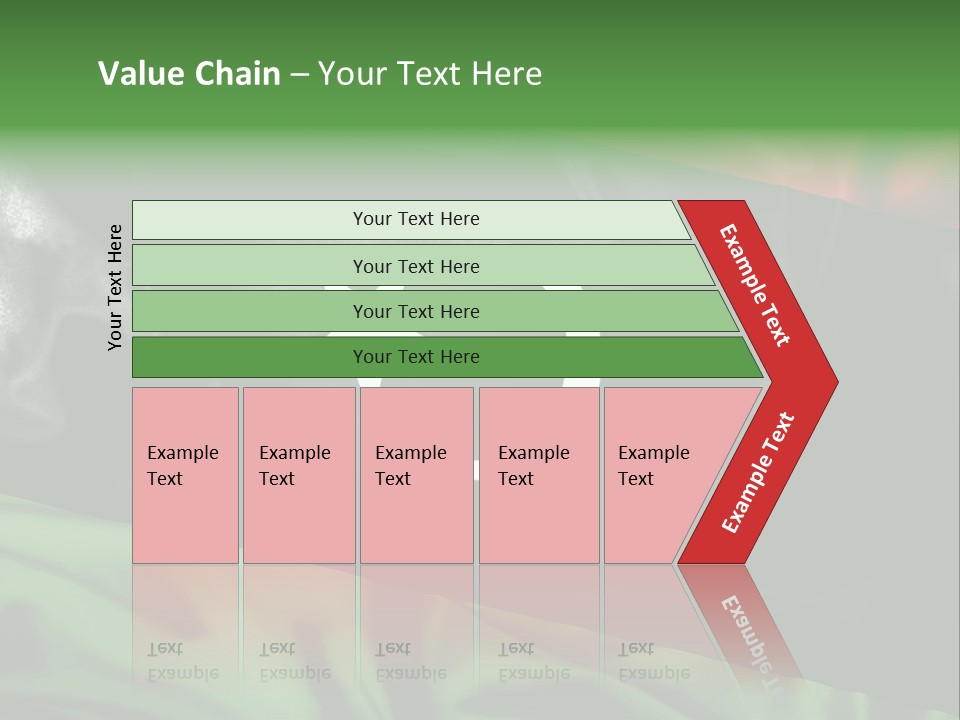 A Flag With A Star And Crescent On It PowerPoint Template