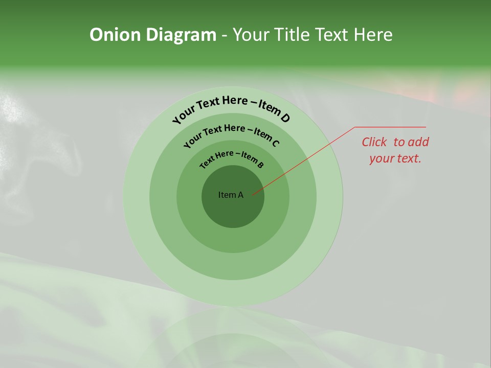 A Flag With A Star And Crescent On It PowerPoint Template