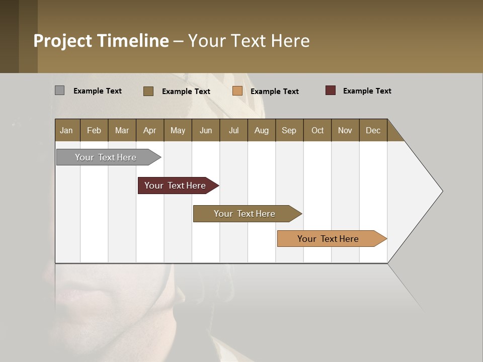A Man In A Military Uniform Is Looking At The Camera PowerPoint Template