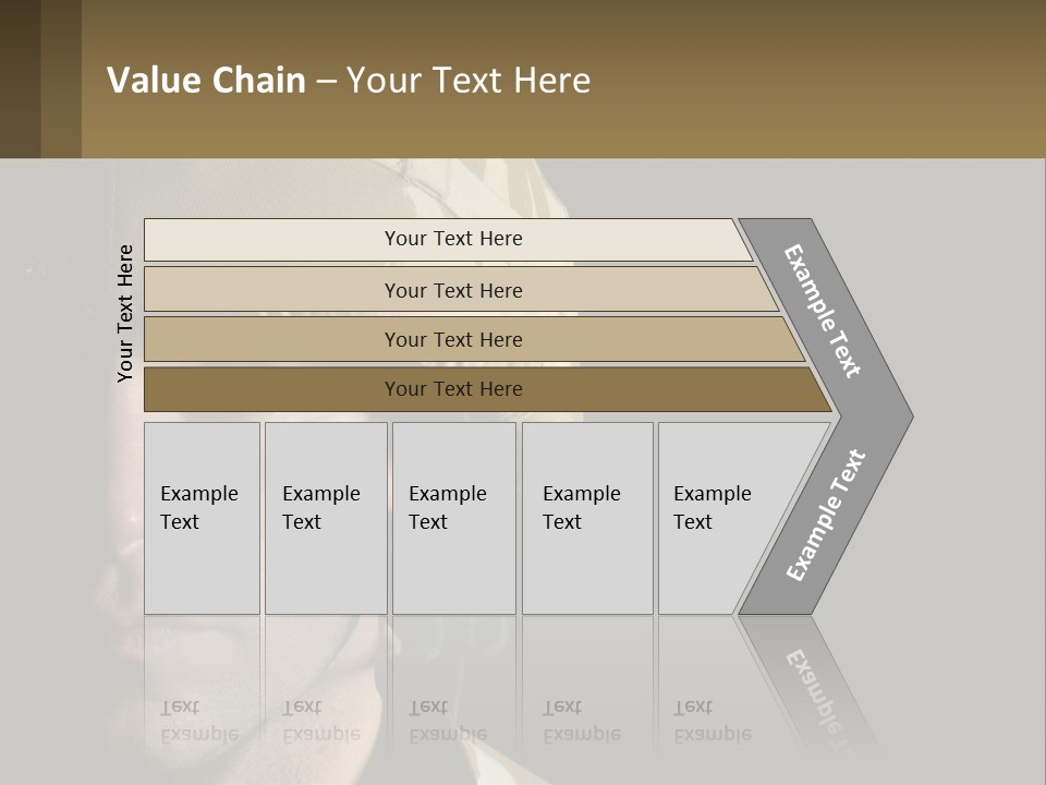 A Man In A Military Uniform Is Looking At The Camera PowerPoint Template