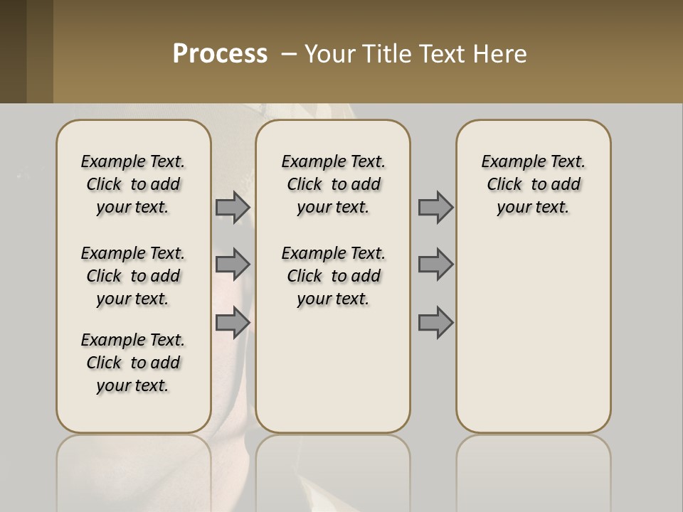 A Man In A Military Uniform Is Looking At The Camera PowerPoint Template