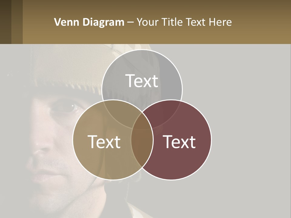 A Man In A Military Uniform Is Looking At The Camera PowerPoint Template