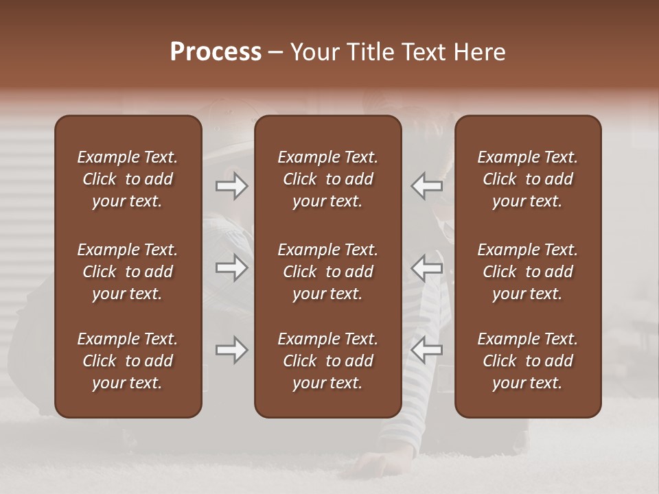 Two Children In Hats Sitting On A Suitcase PowerPoint Template