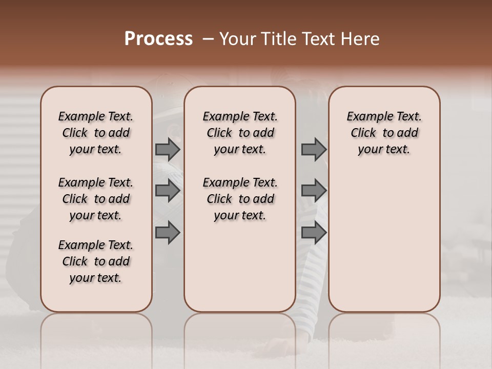 Two Children In Hats Sitting On A Suitcase PowerPoint Template