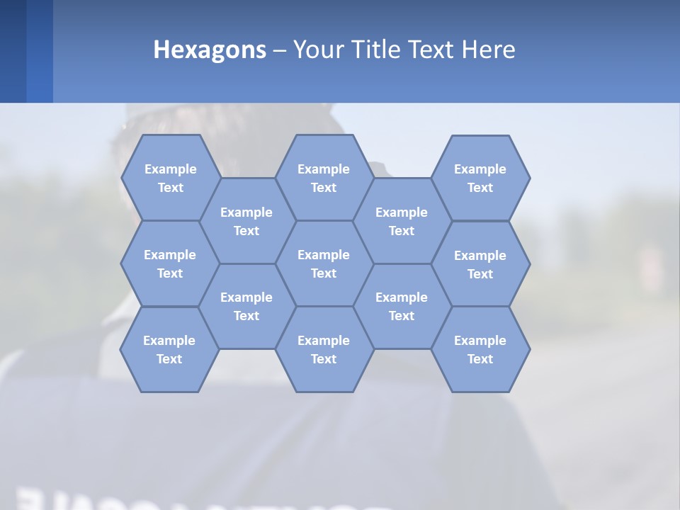 A Man With A Camera On A Road PowerPoint Template