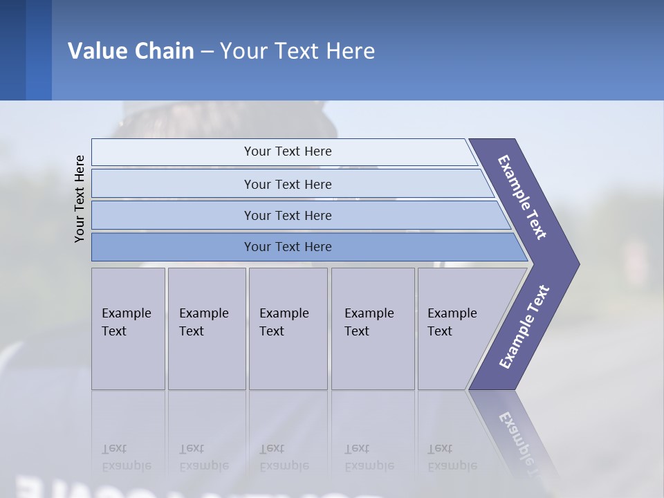 A Man With A Camera On A Road PowerPoint Template