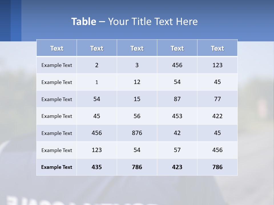A Man With A Camera On A Road PowerPoint Template