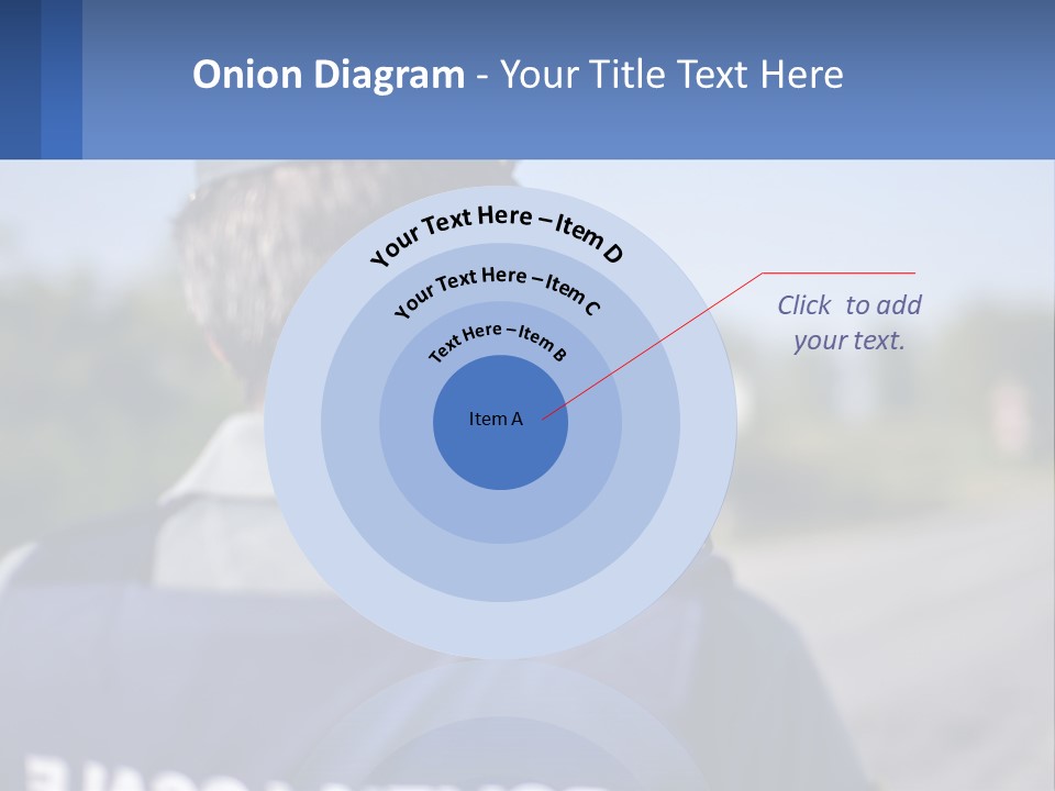 A Man With A Camera On A Road PowerPoint Template