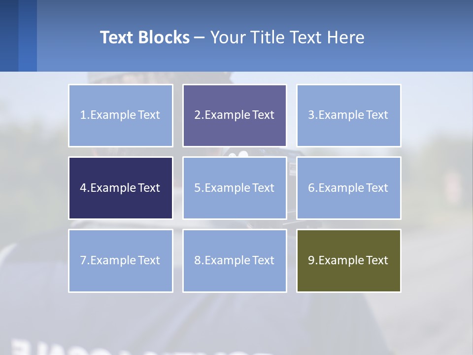 A Man With A Camera On A Road PowerPoint Template