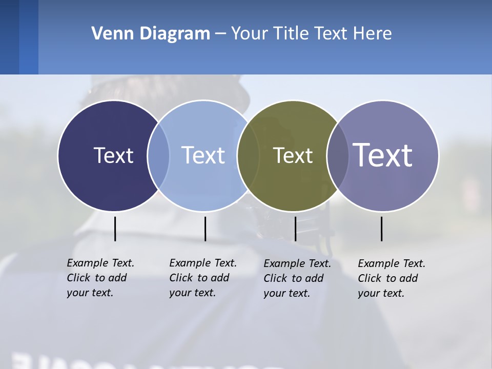 A Man With A Camera On A Road PowerPoint Template