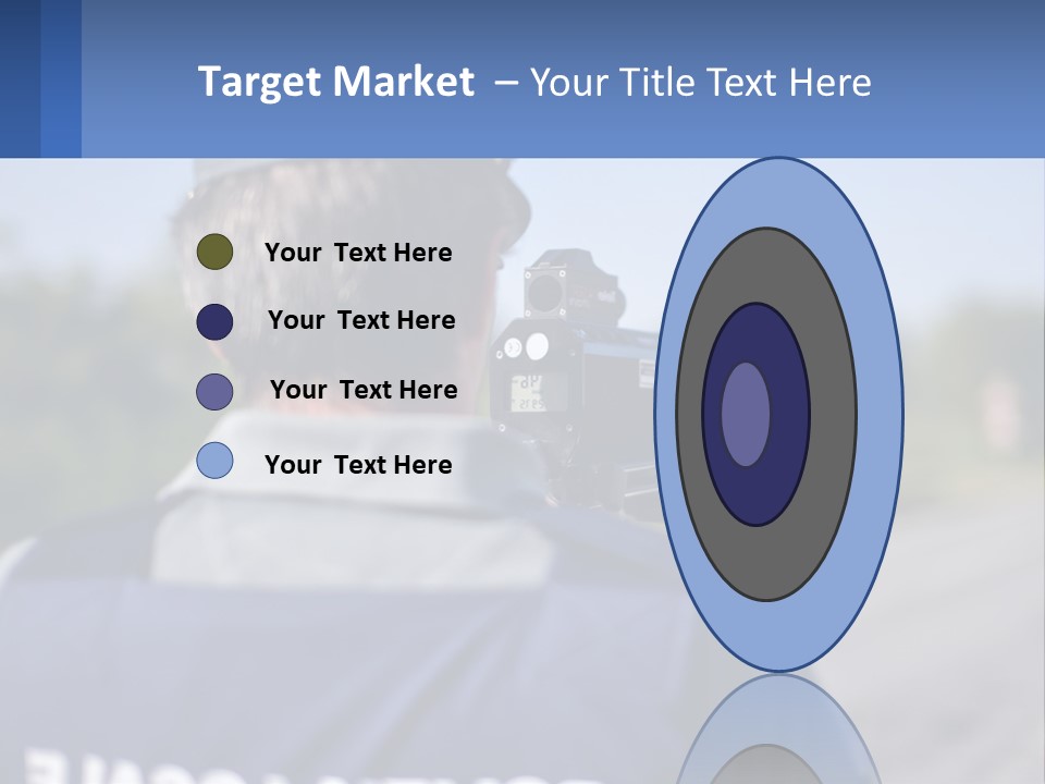 A Man With A Camera On A Road PowerPoint Template