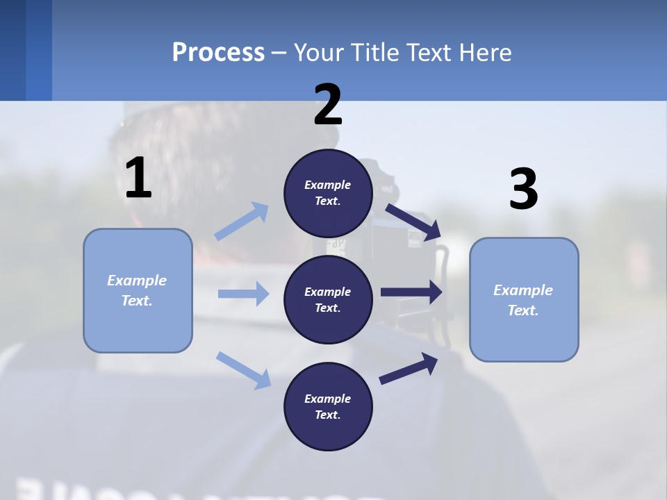 A Man With A Camera On A Road PowerPoint Template
