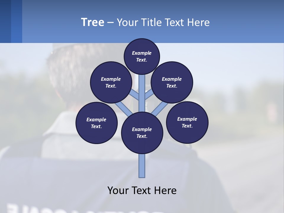 A Man With A Camera On A Road PowerPoint Template