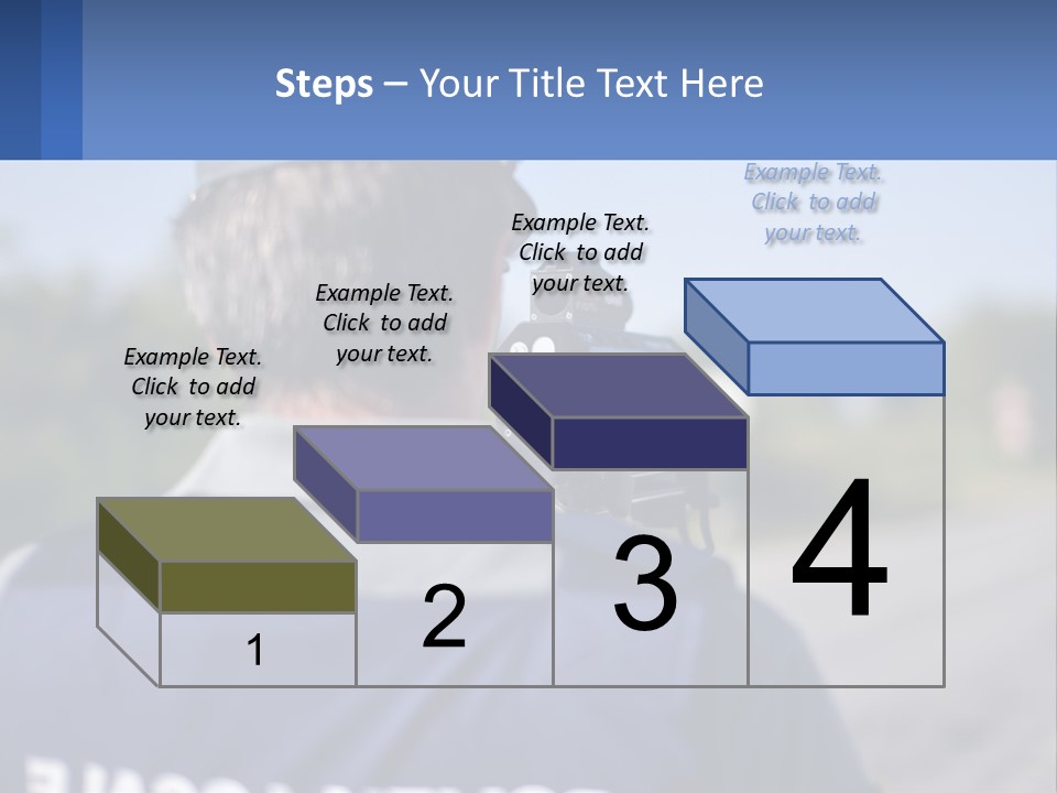A Man With A Camera On A Road PowerPoint Template
