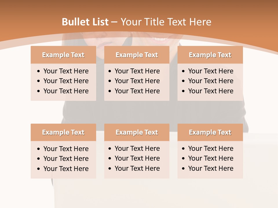 A Man And Woman Looking At A Laptop Computer PowerPoint Template