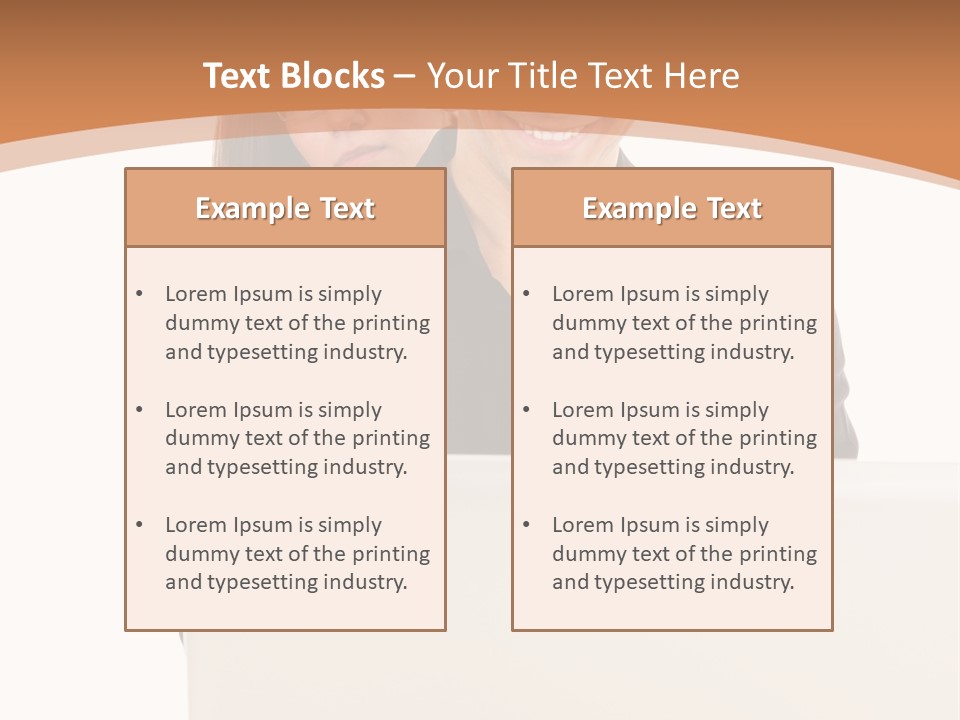 A Man And Woman Looking At A Laptop Computer PowerPoint Template
