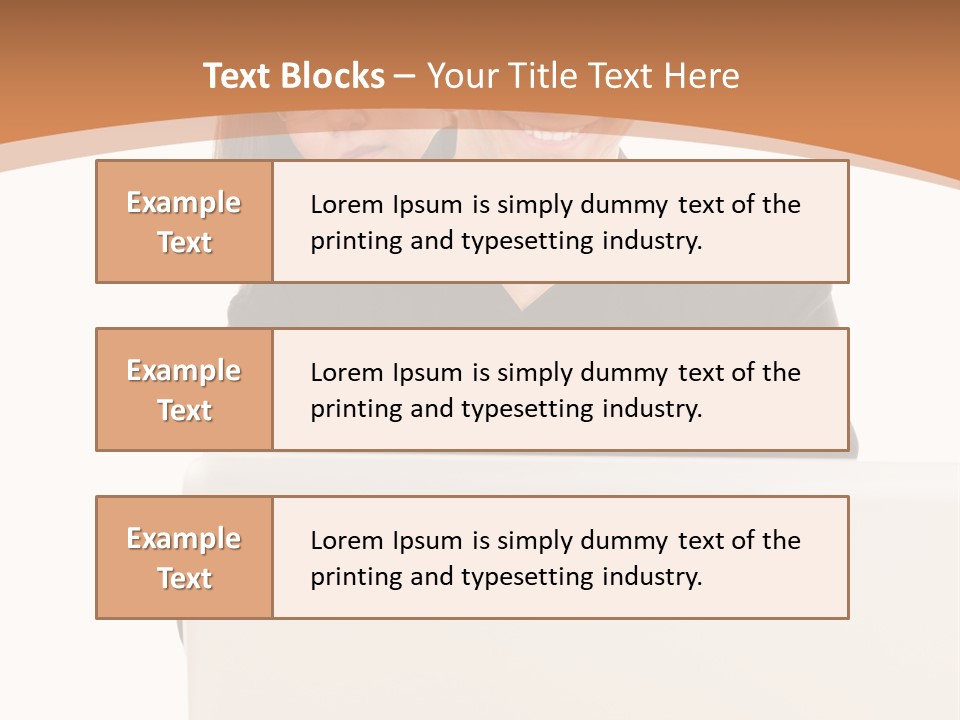 A Man And Woman Looking At A Laptop Computer PowerPoint Template