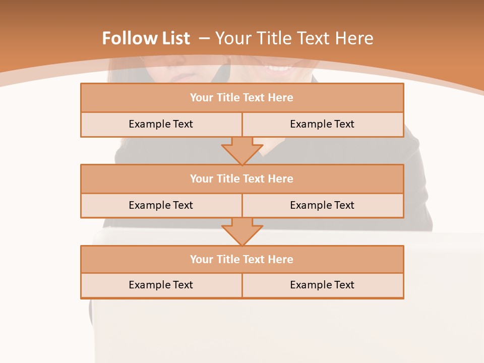 A Man And Woman Looking At A Laptop Computer PowerPoint Template