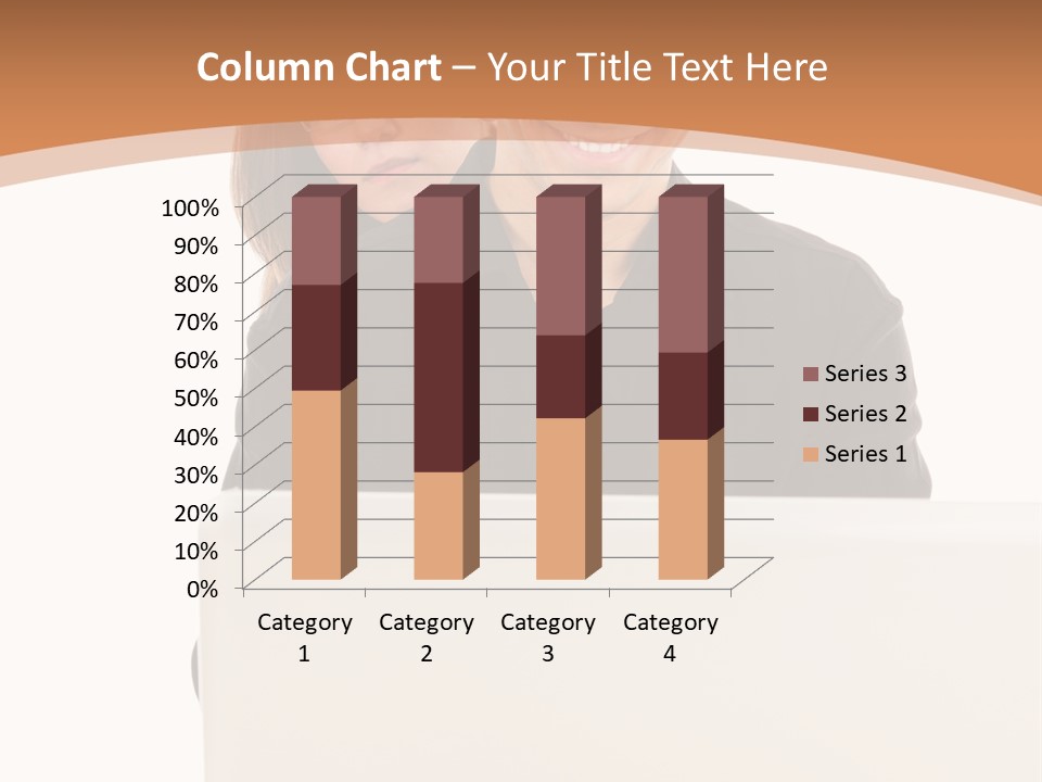 A Man And Woman Looking At A Laptop Computer PowerPoint Template
