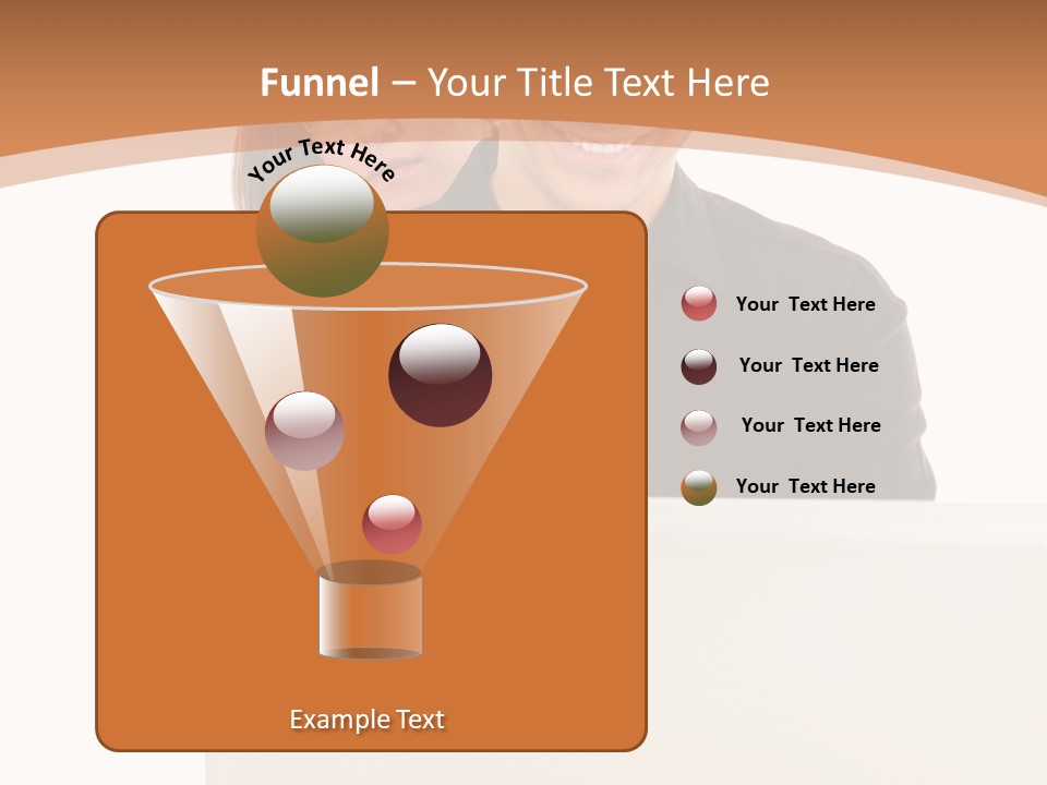 A Man And Woman Looking At A Laptop Computer PowerPoint Template