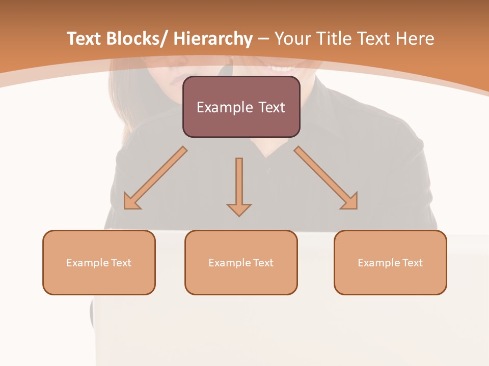 A Man And Woman Looking At A Laptop Computer PowerPoint Template