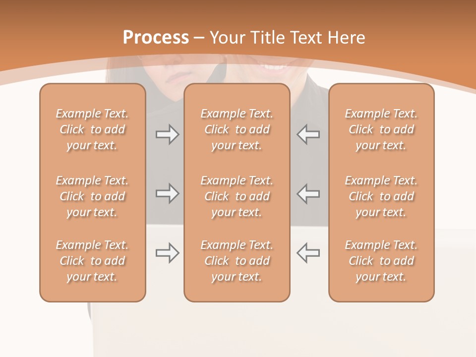 A Man And Woman Looking At A Laptop Computer PowerPoint Template