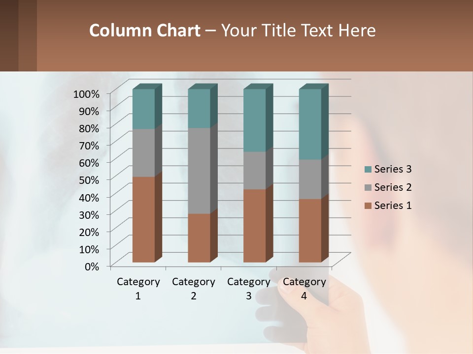 A Man Looking At A X - Ray Of A Lung PowerPoint Template