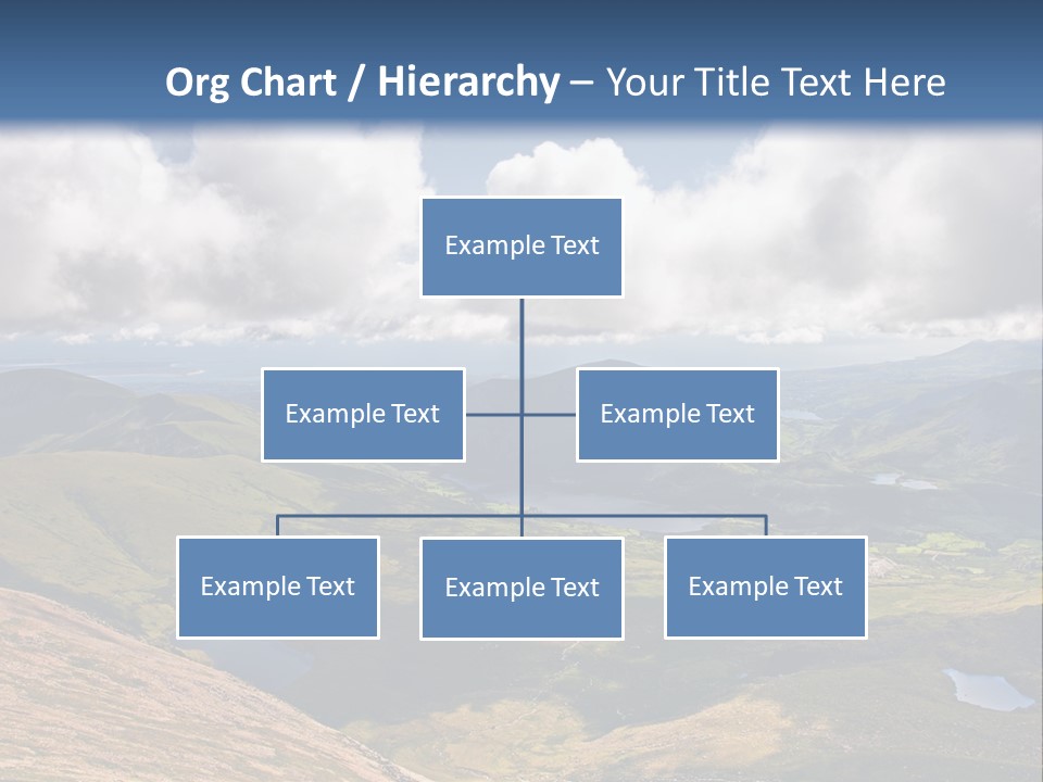 A Scenic View Of A Mountain Range With Clouds In The Sky PowerPoint Template
