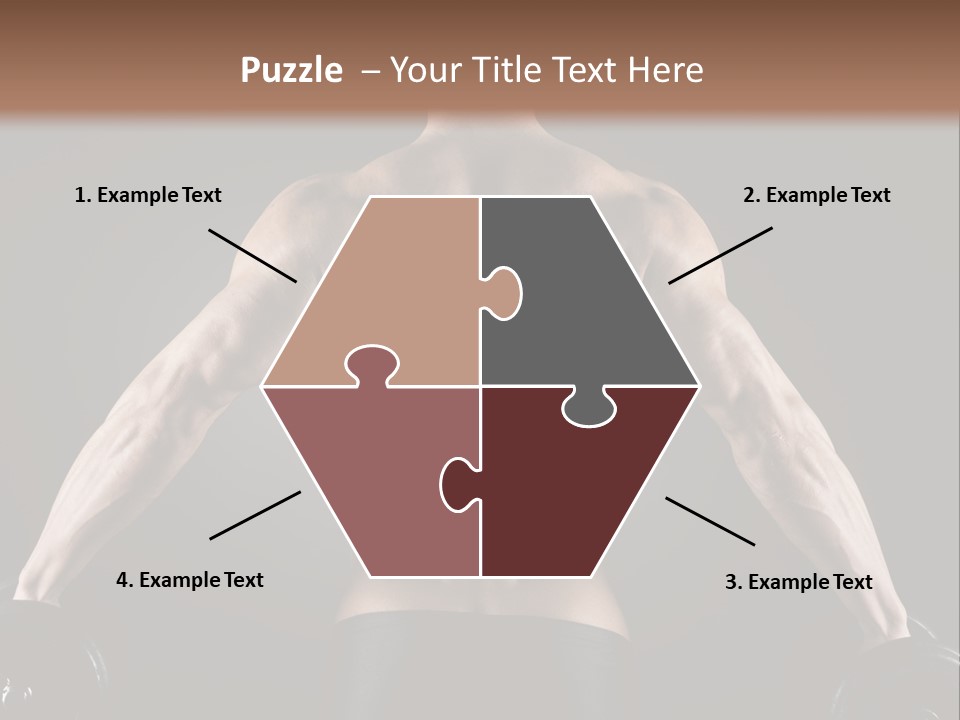 The Back Of A Man With No Shirt On PowerPoint Template