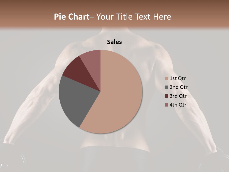 The Back Of A Man With No Shirt On PowerPoint Template