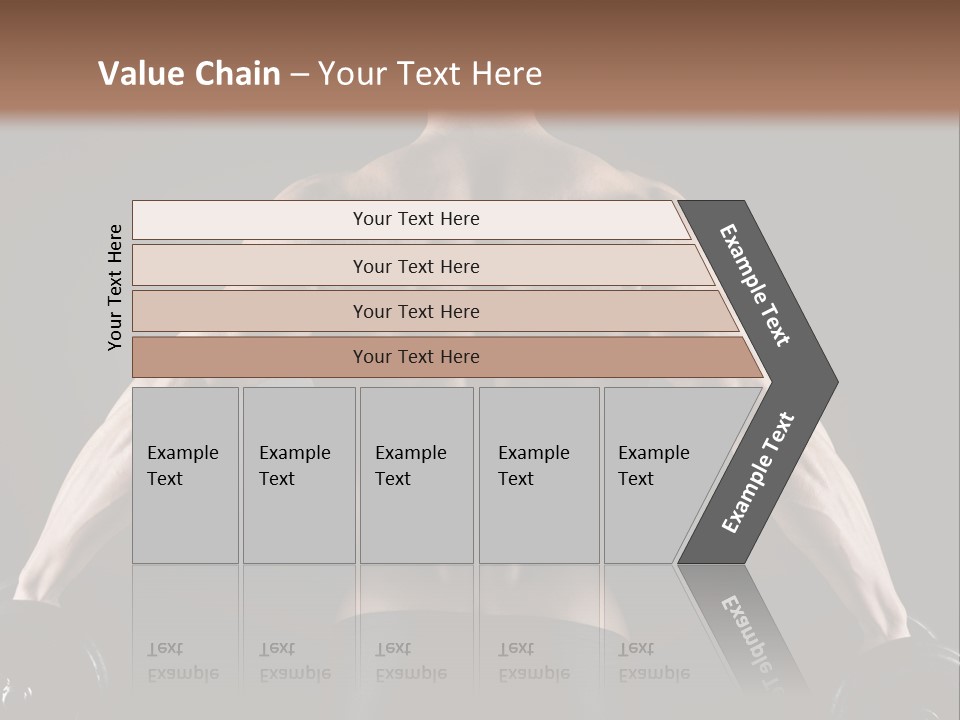 The Back Of A Man With No Shirt On PowerPoint Template