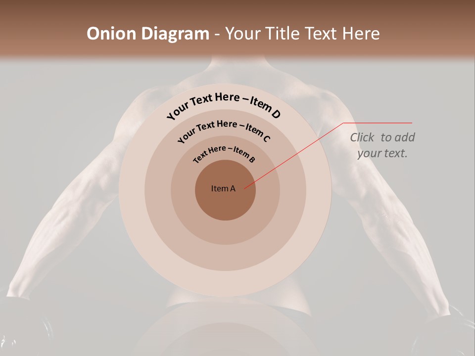 The Back Of A Man With No Shirt On PowerPoint Template